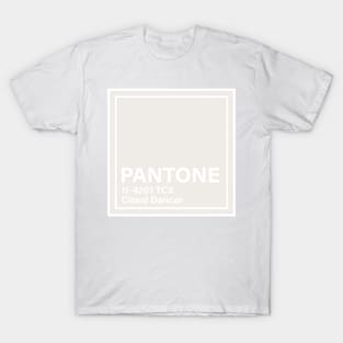 pantone 11-4201 TCX Cloud Dancer T-Shirt